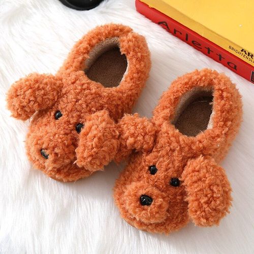 Pantoufle Femme Chaussette Hiver Femme Chaussure Femme Pantoufles En Peluche 3d Pour Femmes Et Hommes D'hiver Chaudes Semelle Souple, Intérieur De La Chambre Coucher Pour Couples, Glissades En Fourrure Enfiler