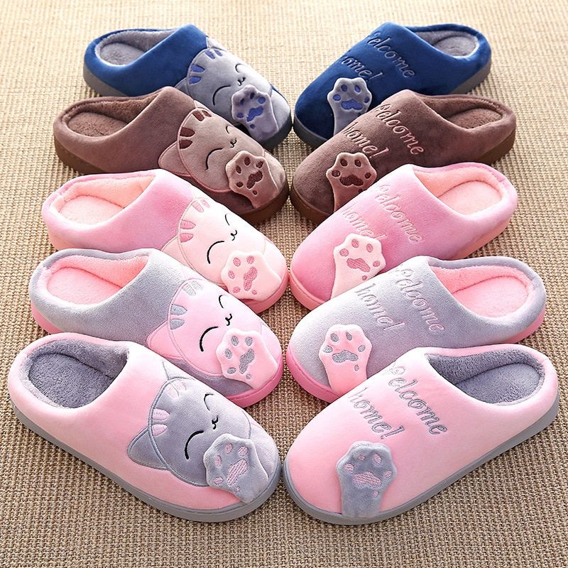 Pantoufle Femme Chaussure Maison Hiver Antidrapantes En Fou... - 5