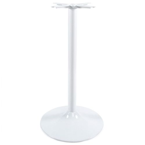 Pied De Table 'bianko' 110 En Métal Blanc