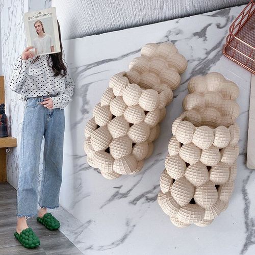 Pantoufles Bulles Souples Eva Pour La Maison, Sandales De Massage Pour Hommes Et Femmes, Tongs Pour Femmes
