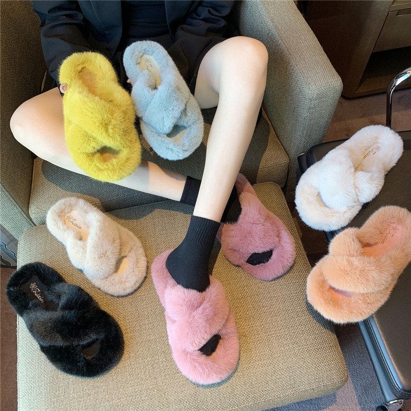 Pantoufles  Fourrure Pour La Maison, Chaussures Pour Femmes... - 7