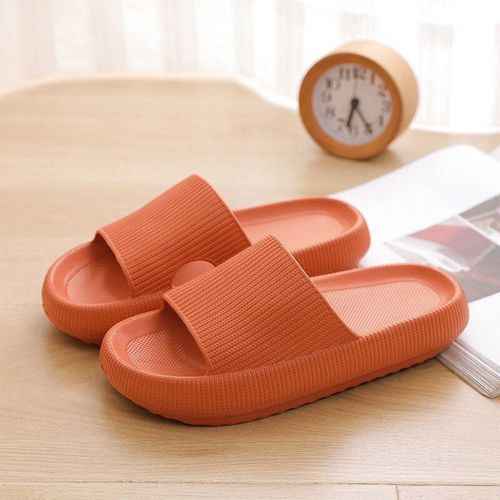 Pantoufles Plateformepaisse Pour Femmes, Sandales De Maison, Plage , Semelle Souple Eva, Sandales Coulissantes, Chaussures Antidérapantes De Salle De Bain Pour Hommes Et Femmes