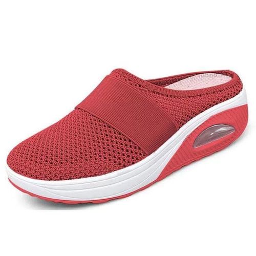 Pantoufles Semelle Compensée Pour Femmes, Pantoufles Premium Vintage Antidérapantes Décontractées, Chaussures Rétro Plateforme, Sandales Orthopédiques Pour Diabétiques, Grande