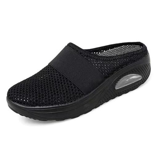 Pantoufles Semelle Compensée Pour Femmes, Pantoufles Premium Vintage Antidérapantes Décontractées, Chaussures Rétro Plateforme, Sandales Orthopédiques Pour Diabétiques, Grande