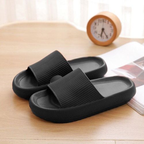 Pantoufles Semellepaisse Et Souple Pour Femme, Sandales Confortables, Antidérapantes, Décontractées, Pour La Maison,té