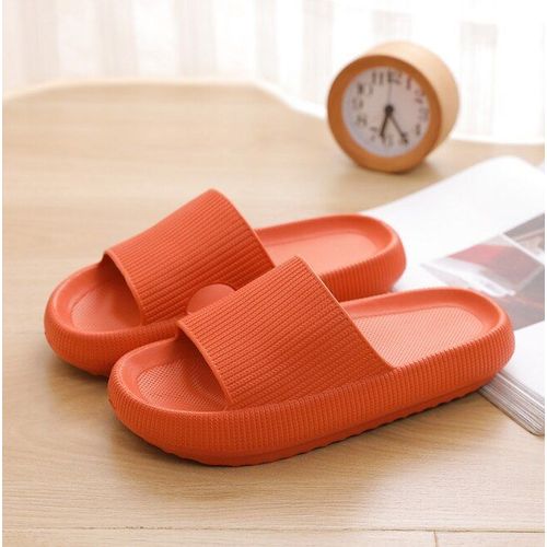 Pantoufles Semellepaisse Et Souple Pour Femme, Sandales Confortables, Antidérapantes, Décontractées, Pour La Maison,té