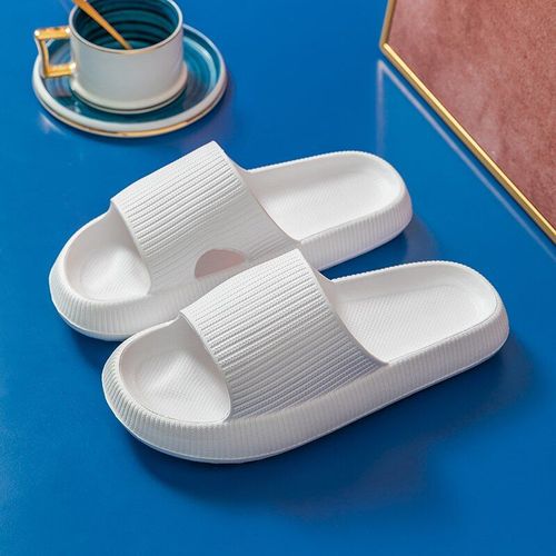 Pantoufles Semellepaisse Et Souple Pour Femme, Sandales Confortables, Antidérapantes, Décontractées, Pour La Maison,té