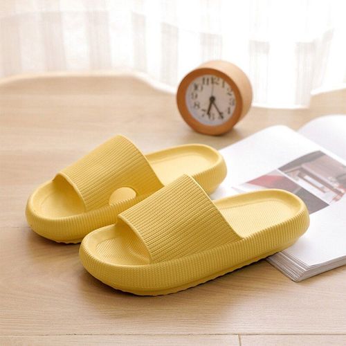 Pantoufles À Semelle Épaisse Pour Femmes, Sandales De Plage À Semelle Souple Eva, Chaussures Antidérapantes D'intérieur De Salle De Bain Pour Hommes Ou Couples