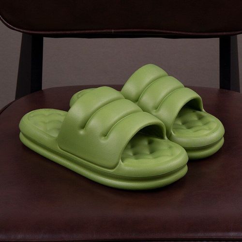 Pantoufles Semellespaisses Pour Femmes Et Hommes, Pantoufles D'intérieur Souples, Diapositives De Canapé Eva, Sandales Antidérapantes, Chaussures De Bain Pour Femmes/hommes