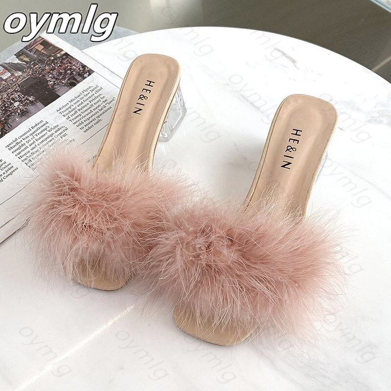 Pantoufles  Talons Hauts Et Bout Ouvert Pour Femmes, Sandal...