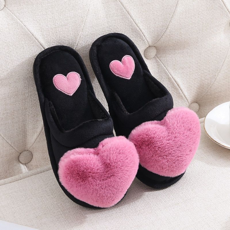 Pantoufles Antidrapantes En Fourrure Pour Femmes, Chaussure... - 3