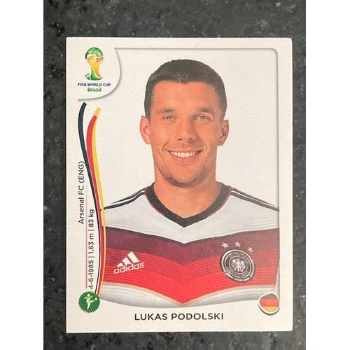 Image Panini - Fifa World Cup 2014 - N°504 Lukas Podolski