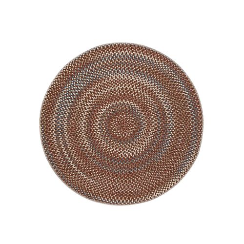 Benuta Plus Tapis D'extérieur & Intérieur Rond Kenya Multicouleur Diamètre 160 Cm Rond
