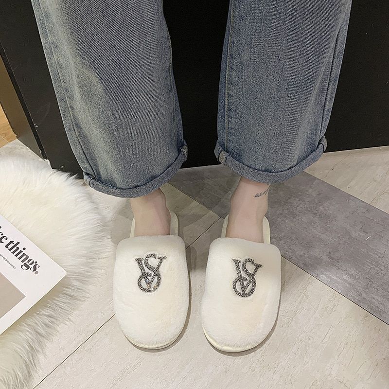 Pantoufles Chaudes Pour Femmes, Chaussures D'hiver En Fourru... - 7