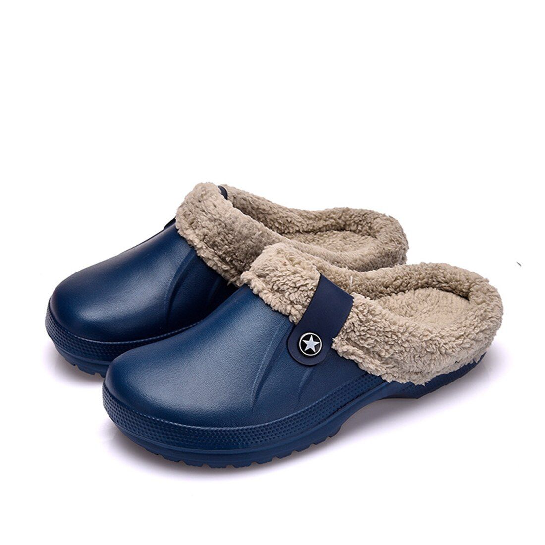 Pantoufles Chaudes Unisexes Pour La Maison, Sabots D'hiver, ...