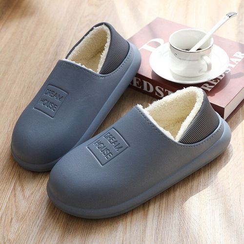 Pantoufles Chaudes Unisexes Pour La Maison, Sabots D'hiver, Pantoufles D'intérieur En Fourrure Pour Femmes, Nouvelles Tongs De Chaussures À La Mode, Mules