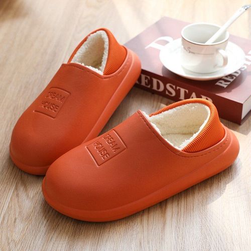 Pantoufles Chaudes Unisexes Pour La Maison, Sabots D'hiver, Pantoufles D'intérieur En Fourrure Pour Femmes, Nouvelles Tongs De Chaussures La Mode, Mules