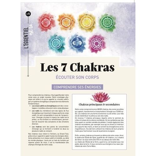 Les 7 Chakras - Ecouter Son Corps