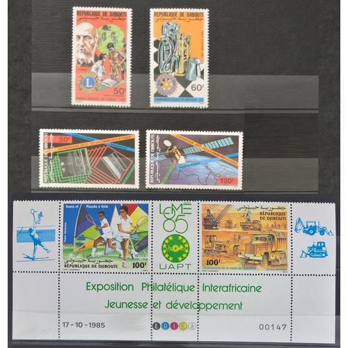 République De Djibouti, Collection Annuelle De Timbre-Poste Aérienne, 1985