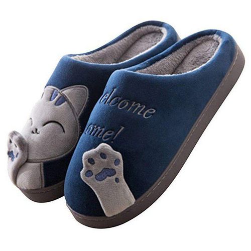 Pantoufles D'automne Et D'hiver En Velours Pour Femmes Et Hommes, Chaussures D'intérieur Décontractées Pour Dames, Douces Et Mignonnes, Pour Couple, Oreilles De Lapin En Peluche