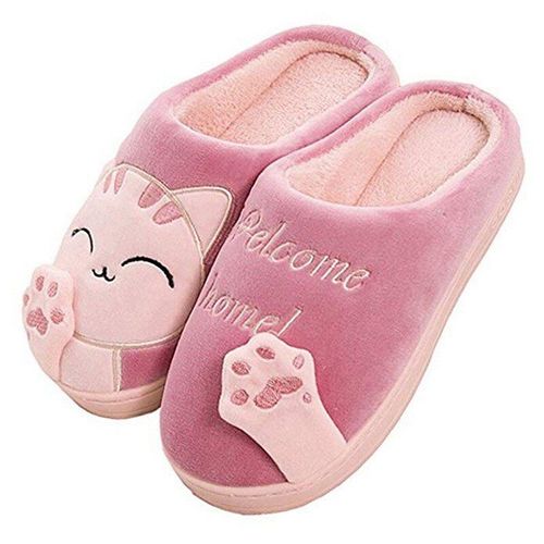 Pantoufles D'automne Et D'hiver En Velours Pour Femmes Et Hommes, Chaussures D'intérieur Décontractées Pour Dames, Douces Et Mignonnes, Pour Couple, Oreilles De Lapin En Peluche