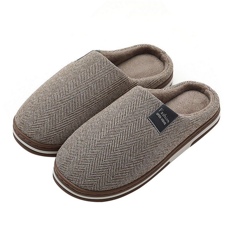 Pantoufles D'automne Et D'hiver Pour Hommes Et Femmes, Chaus...