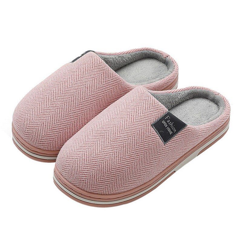 Pantoufles D'automne Et D'hiver Pour Hommes Et Femmes, Chaus...