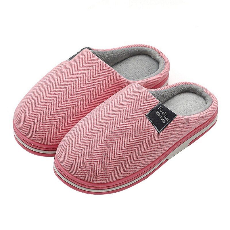 Pantoufles D'hiver En Fourrure Pour Hommes Et Femmes, Chauss...