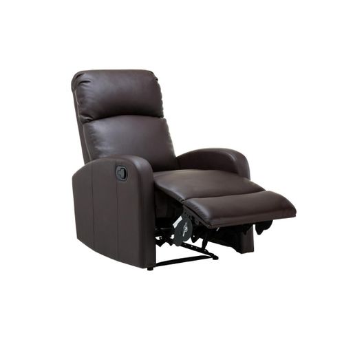 Fauteuil Relax En Simili Isao - Marron