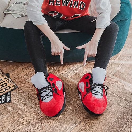 Pantoufles De Basket-ball Pour Hommes Et Femmes, Pantoufles D'hiver, Pantoufles De Maison, Pantoufles D'intérieur Amusantes