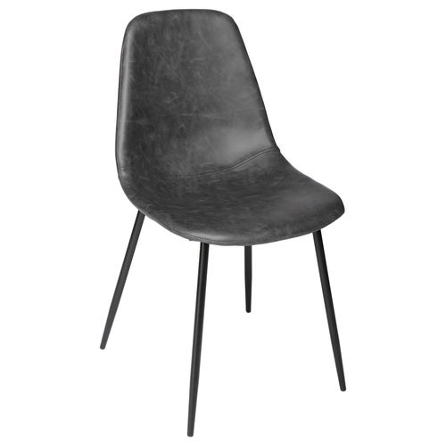 Chaise Vintage Vladi - H. 82 Cm - Gris