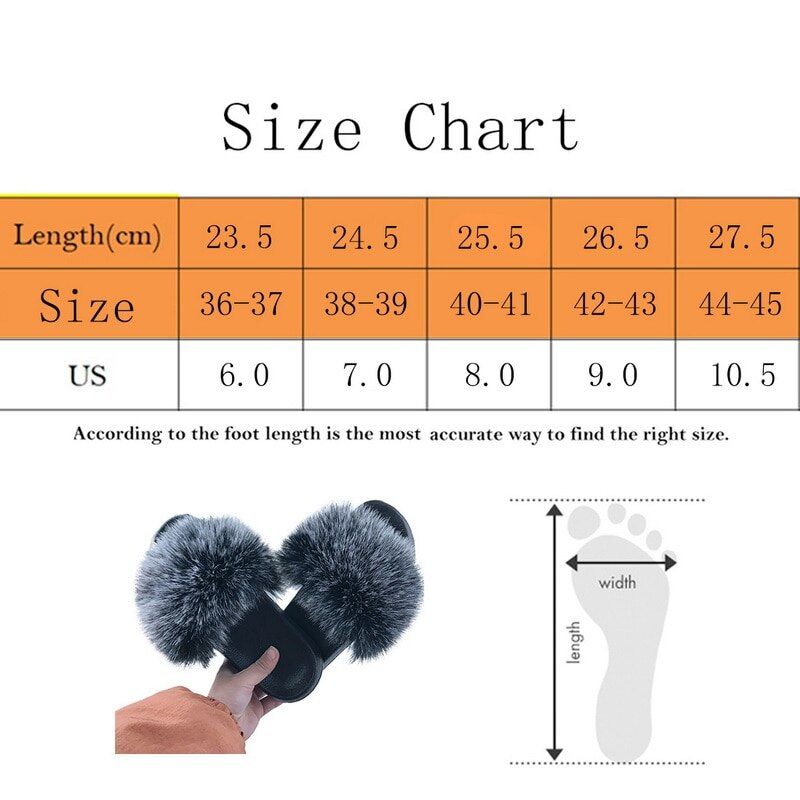 Pantoufles En Fourrure Pour Femmes, Chaussures En Peluche Po... - 8
