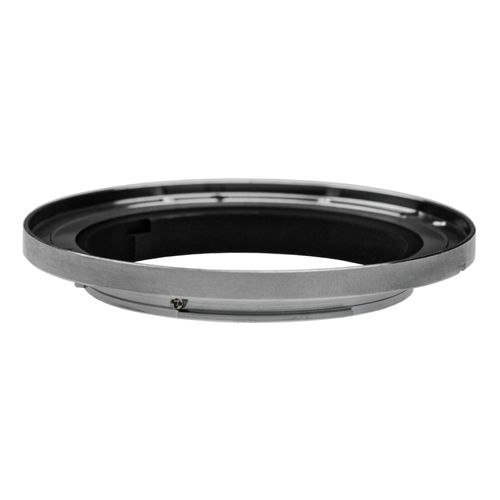 vhbw Bague d'adaptation compatible avec Nikon D7000, D800, D800E, D80, D7100, D750, D810, D7200, compatible avec objectifs Leica R, argent