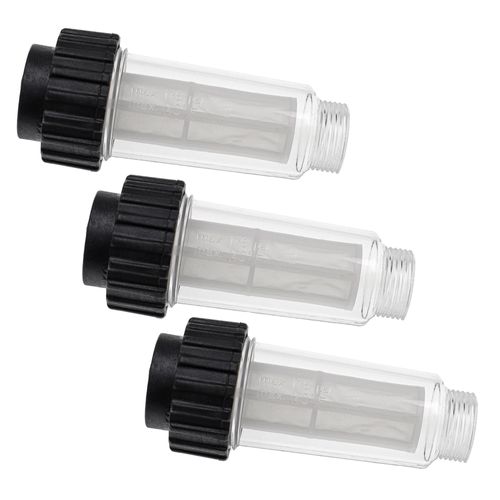 vhbw 3x Cartouche anticalcaire compatible avec Kärcher K 5 Compact, K 5 Compact Home, K 505 M plus nettoyeur vapeur avec raccord d'eau 3/4"