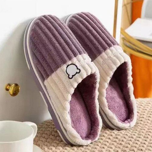 Pantoufles De Maison Chaudes Et Mignonnes Pour Hommes Et Femmes, Chaussures D'hiver, Nouvelle Mode Décontractée, Teddy Dog, Dessin Animé, Fourrure De Cerf, Diapositives,