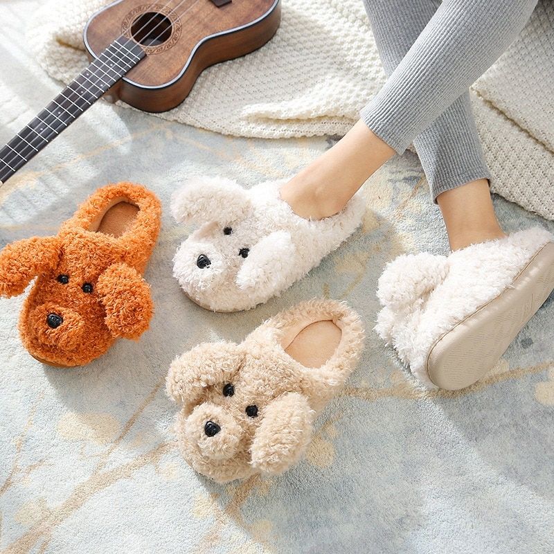 Pantoufles De Maison Chaudes Et Mignonnes Pour Hommes Et Fem... - 2