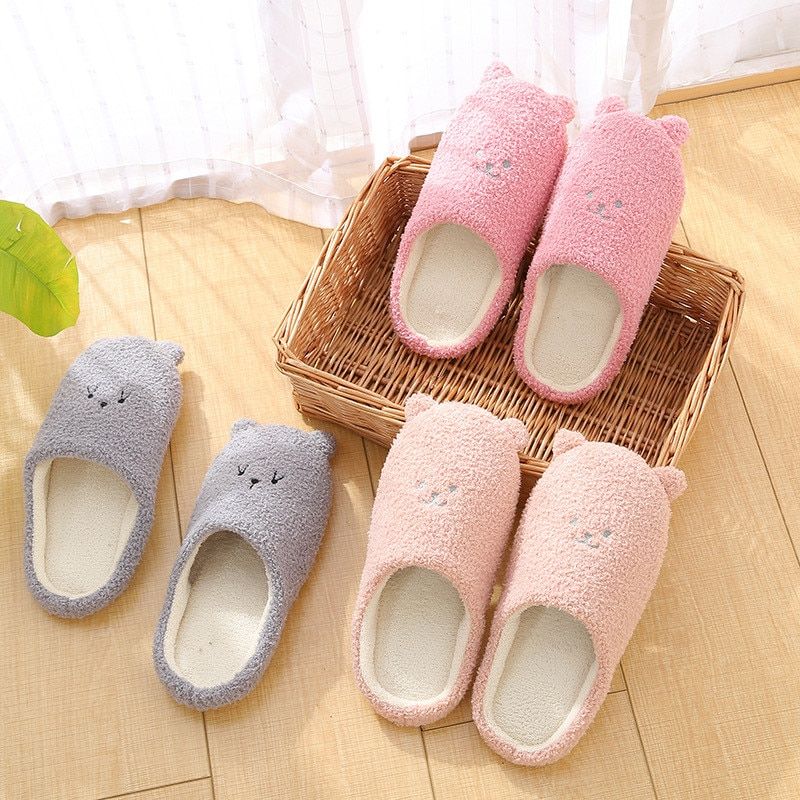 Pantoufles De Maison En Fausse Fourrure Pour Femmes, Chaussu... - 3
