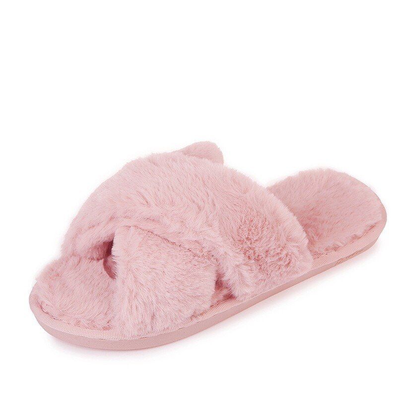 Pantoufles De Maison En Fausse Fourrure Pour Femmes, Design ... - 4