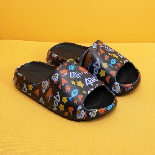 Pantoufles De Maison Pour Femmes, Sandales Plateforme, Tongs Bouche De Poisson, Diapositives De Plage Cool, Douces Et Antidérapantes, Chaussures De Maison De Dessin Animé Pour Femmes
