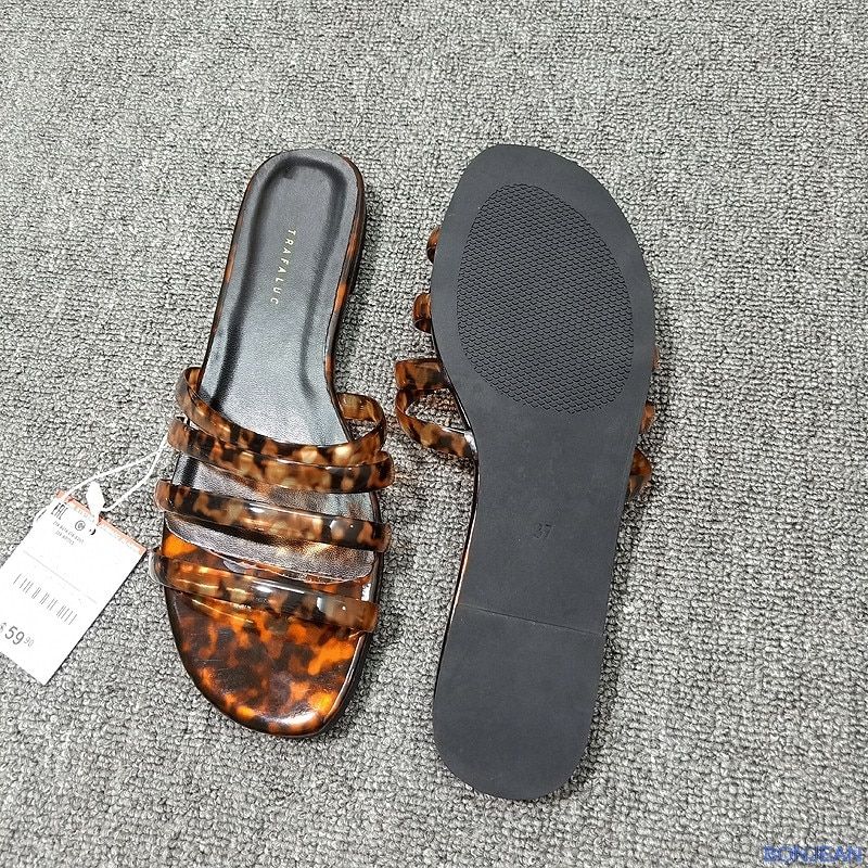 Pantoufles De Marque Pour Femmes, Chaussures D't Pour Femm... - 4