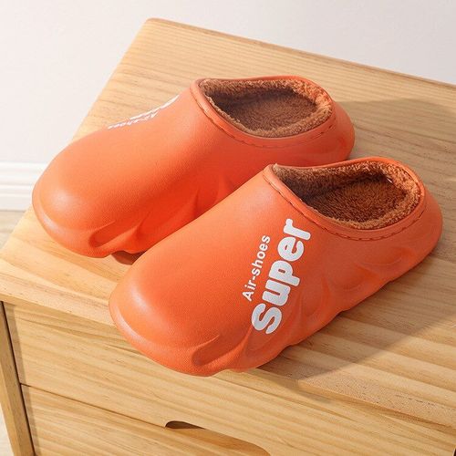 Nouvelles Pantoufles D'hiver La Mode Pour Femmes, Chaussures Chaudes Imperméables Pour Couples, Antidérapantes, En Peluche De Coton, Intérieur Et Extérieur, Chaussures D'automne Et De Printemps