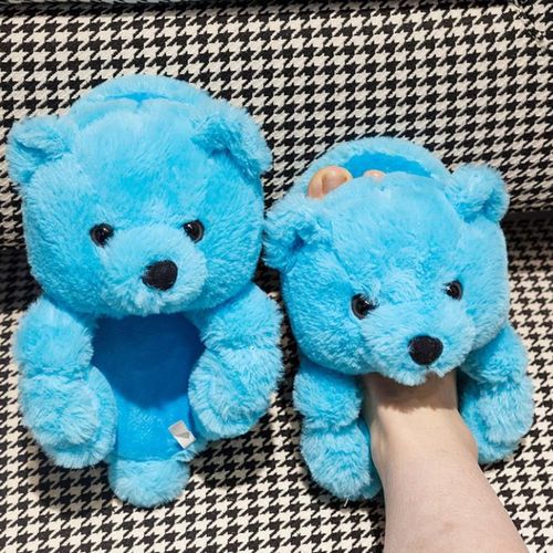 Pantoufles De Noël En Peluche Pour Femmes, Pantoufles De Maison En Fausse Fourrure, Tongs Fourrure Pour Femmes