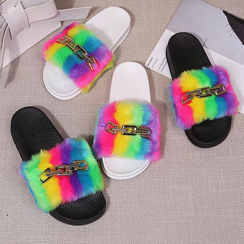 Pantoufles De Plage  Bout Rond Pour Femmes, Chaussures D't... - 2