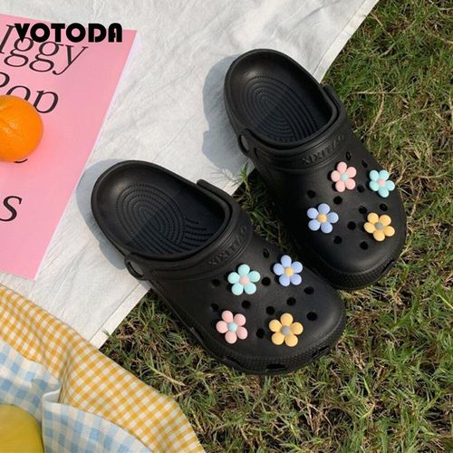Pantoufles De Plage Pour Femmes, Sandales Trous Eva, Sabots Plats De Loisirs En Plein Air, Maison, Tongs De Jardin Mignonnes Pour Dames, Diapositives De Charme Diy