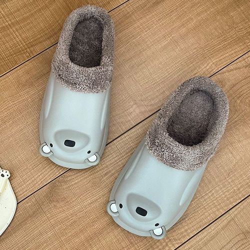 Pantoufles De Styliste Pour Femmes, Chaussures De Maison, Pain, Diapositives Pour Hommes, Automne Hiver