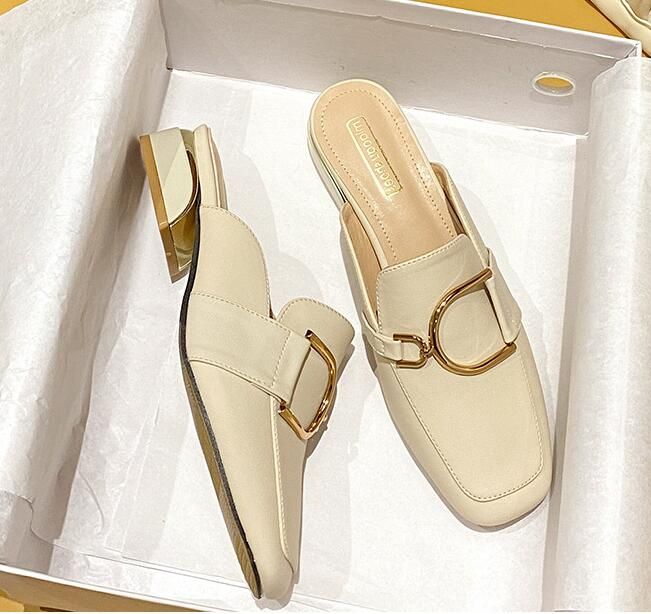 Pantoufles De Styliste Pour Femmes, Mules  Enfiler, Chaussu...