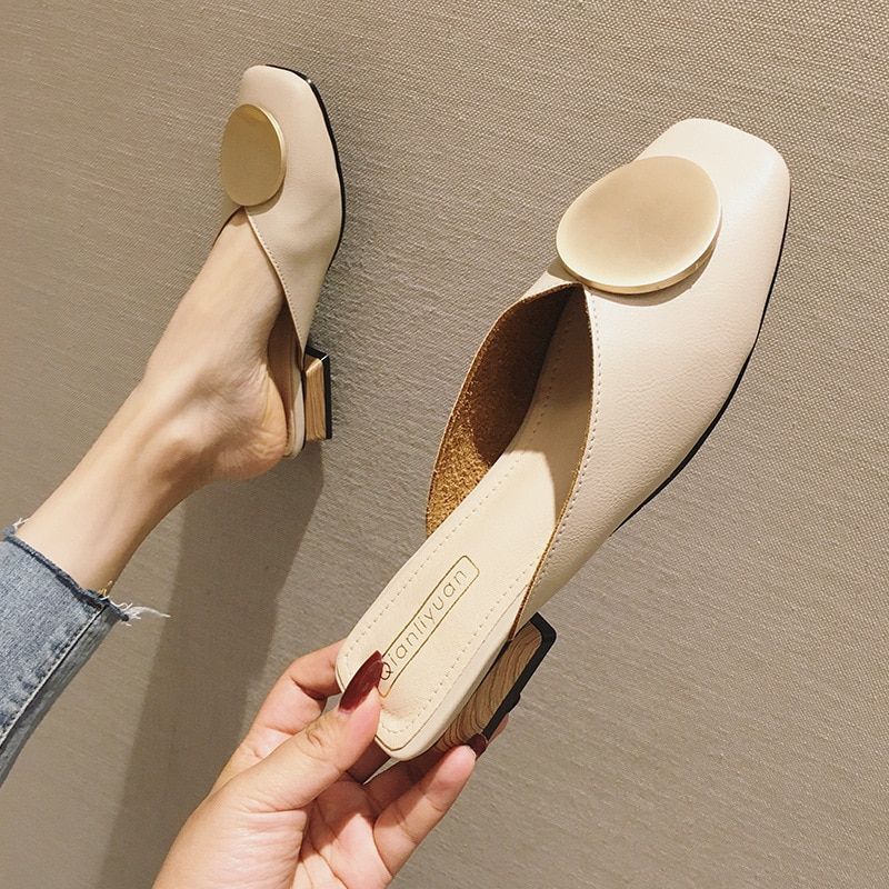 Pantoufles De Styliste Pour Femmes, Mules  Enfiler, Chaussu... - 2