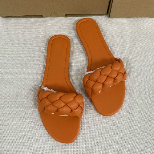 Pantoufles Fond Plat Pour Femmes, Pantoufles De Styliste
