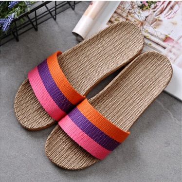 Pantoufles D't En Lin Pour Femmes Et Hommes, Diapositives ... - 7