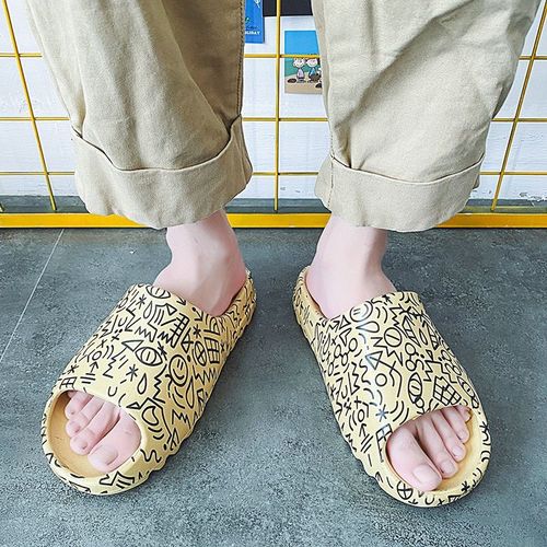 Pantoufles En Noix De Coco Pour Hommes, Nouvelles Tendance, Flip Sésame Street